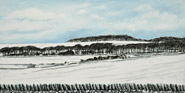 P111 (in three parts) Snowy Horizon, Arbor Low